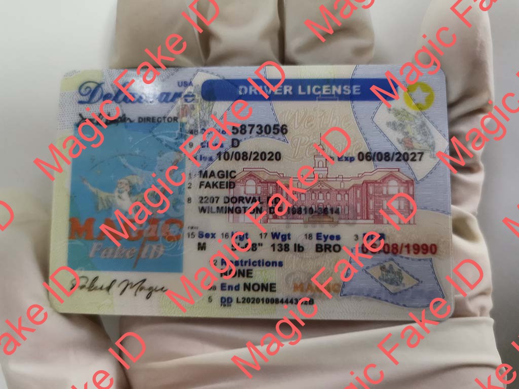 Delaware Driver License - Delaware Fake IDs - Scannable Fakes