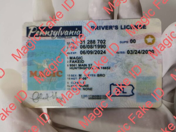 Pennsylvania Driver License - Pennsylvania Fake ID - Scannable Fake IDS