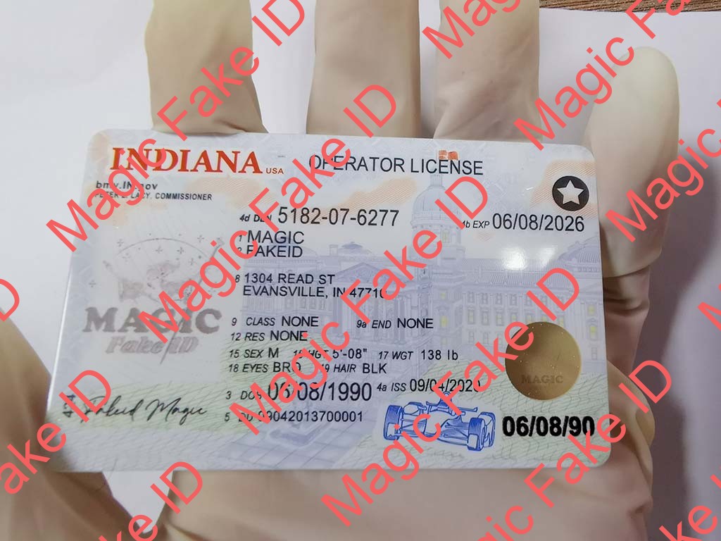 Indiana Driver License - Indiana Fake ID - Scannable Fake IDs